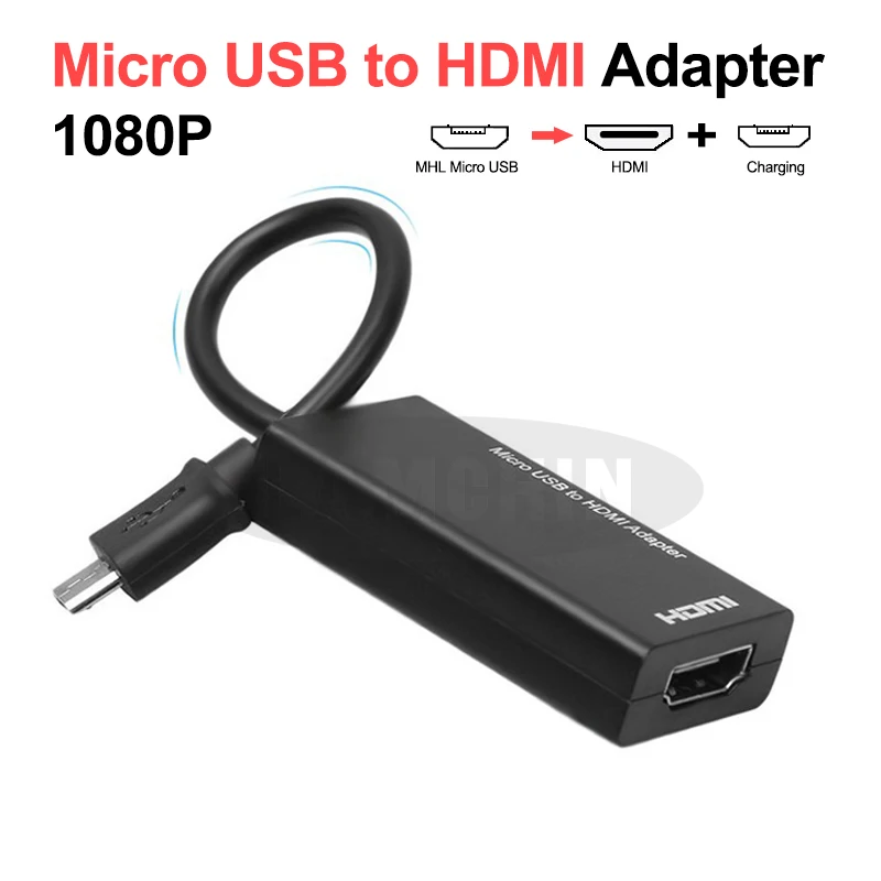 Universal Micro USB To HDMI Adapter For Android For HDTV Mini USB To HDMI Conversion Line Computer Video Converter Adapter
Universal Micro USB To HDMI Adapter For Android For HDTV Mini USB To HDMI Conversion Line Computer Video Converter Adapter