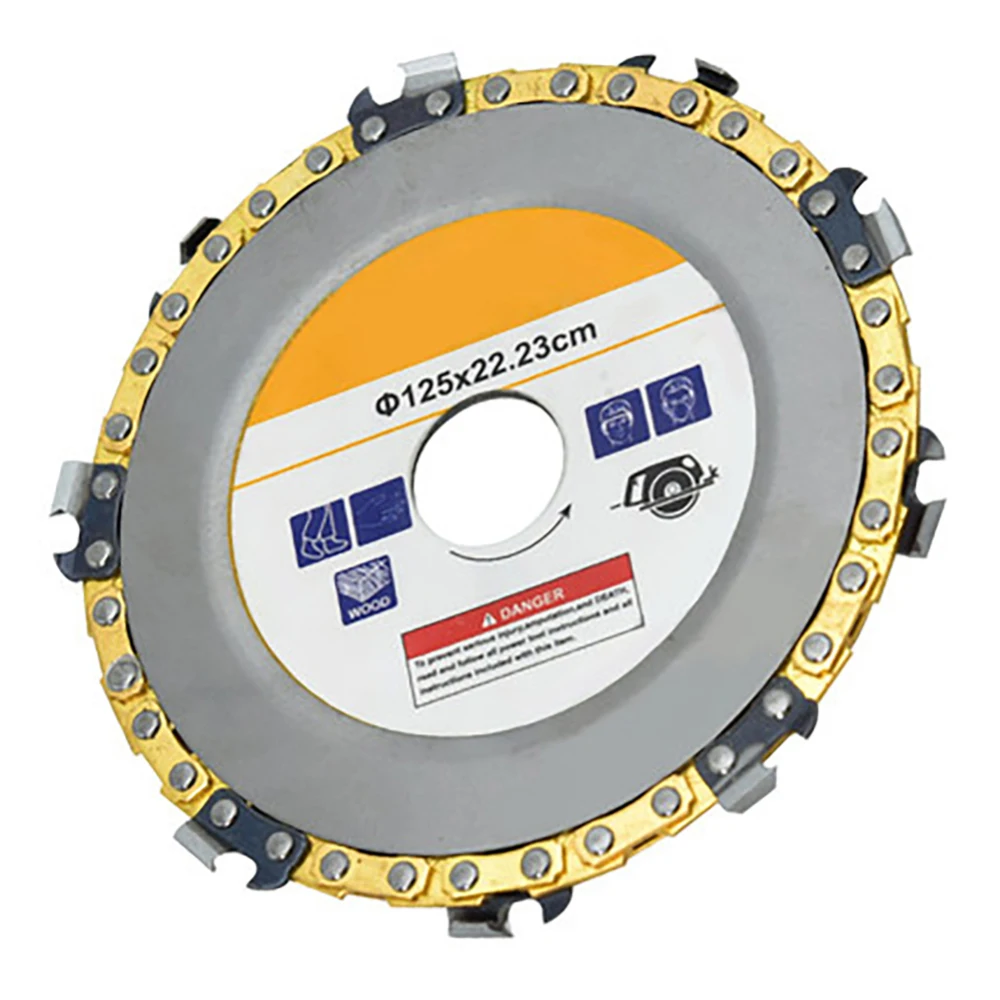 125MM/115MM s Disc Chain Plate Tool Wood Carving Disc Woodworking Chain Grinder Chain SawMulti-Functional Angle Grinding Tool
125MM/115MM s Disc Chain Plate Tool Wood Carving Disc Woodworking Chain Grinder Chain SawMulti-Functional Angle Grinding Tool