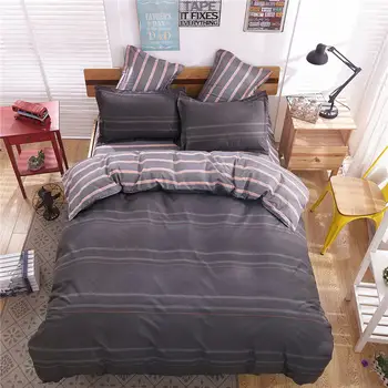 Simple Solid Color Stripe Lattice Printed Bed Cover Set Duvet Cover Adult Child Bed Sheet Pillowcase Comforter Bedding Set 61010
Simple Solid Color Stripe Lattice Printed Bed Cover Set Duvet Cover Adult Child Bed Sheet Pillowcase Comforter Bedding Set 61010