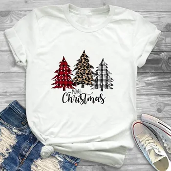 Female T-shirt Year Happy Fashion T-shirts Plaid Deer Movies Print Merry Christmas Womens T Shirt 2020 Summer Tops Tees Graphic
Female T-shirt Year Happy Fashion T-shirts Plaid Deer Movies Print Merry Christmas Womens T Shirt 2020 Summer Tops Tees Graphic