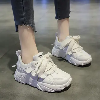 New Spring Fashion Women Casual Shoes Leather Platform Shoes Women Sneakers Ladies Running White Trainers Chaussure Femme
New Spring Fashion Women Casual Shoes Leather Platform Shoes Women Sneakers Ladies Running White Trainers Chaussure Femme