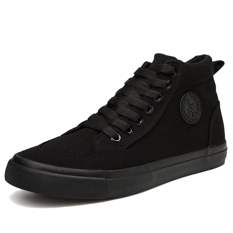 2021 spring new high-top canvas shoes all black all-match casual shoes lightweight comfortable wear-resistant men's shoes
2021 spring new high-top canvas shoes all black all-match casual shoes lightweight comfortable wear-resistant men's shoes