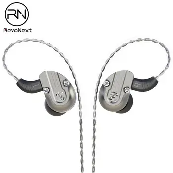 RevoNext NEX202 in Ear Monitor Dual Driver Earphone 1DD+1BA Aluminum Alloy Shell HiFi Earbuds Headset Upgraded Detachable Cables
RevoNext NEX202 in Ear Monitor Dual Driver Earphone 1DD+1BA Aluminum Alloy Shell HiFi Earbuds Headset Upgraded Detachable Cables