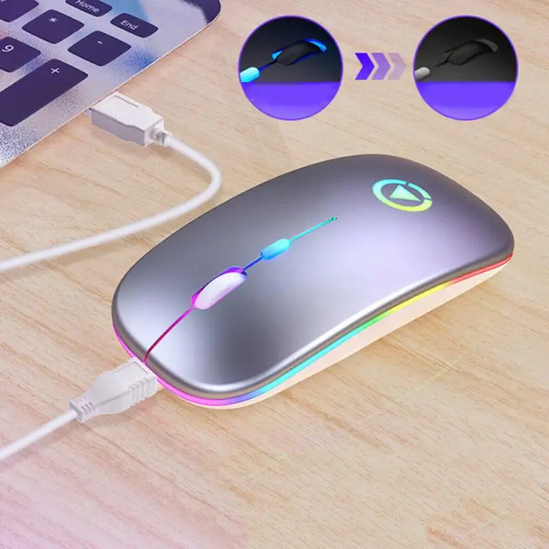 2.4GHz Universal Wireless Mouse Rechargeable Silent Mouse USB Optical Ergonomic Mice LED Backlight Game Gaming Computer Mouse
2.4GHz Universal Wireless Mouse Rechargeable Silent Mouse USB Optical Ergonomic Mice LED Backlight Game Gaming Computer Mouse