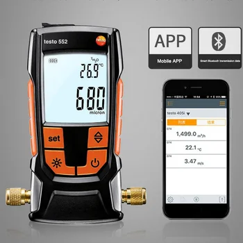 Digital Vacuum Gauge Pressure Tester Meter Measuring Instrument Device Model Testo-552
Digital Vacuum Gauge Pressure Tester Meter Measuring Instrument Device Model Testo-552