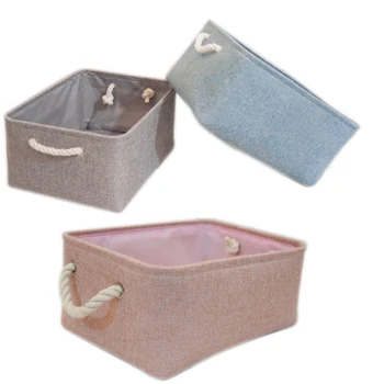 3Pcs Storage Bin Basket Box Linen Fabric Organizer Drawer Container Household Organizer Bins for Home Decor
3Pcs Storage Bin Basket Box Linen Fabric Organizer Drawer Container Household Organizer Bins for Home Decor