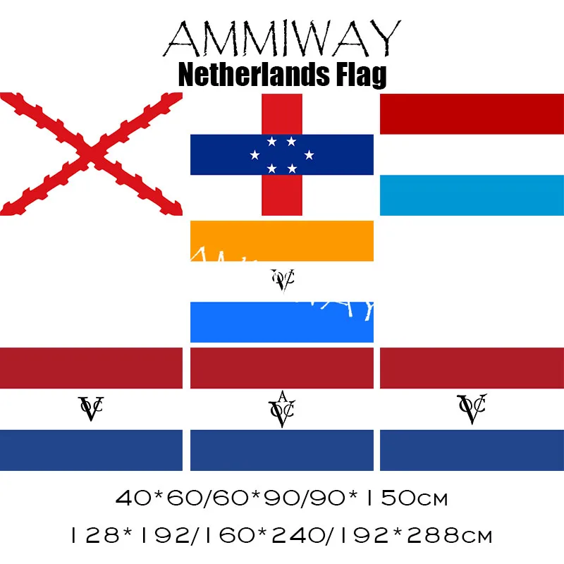 Флаги и баннеры AMMIWAY голландские низкие страны Антильские государственные флаги