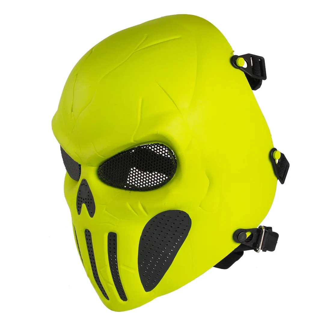 Punisher skull protective mask field real life cs mask water bullet gun chicken eating army fan equipment
Punisher skull protective mask field real life cs mask water bullet gun chicken eating army fan equipment