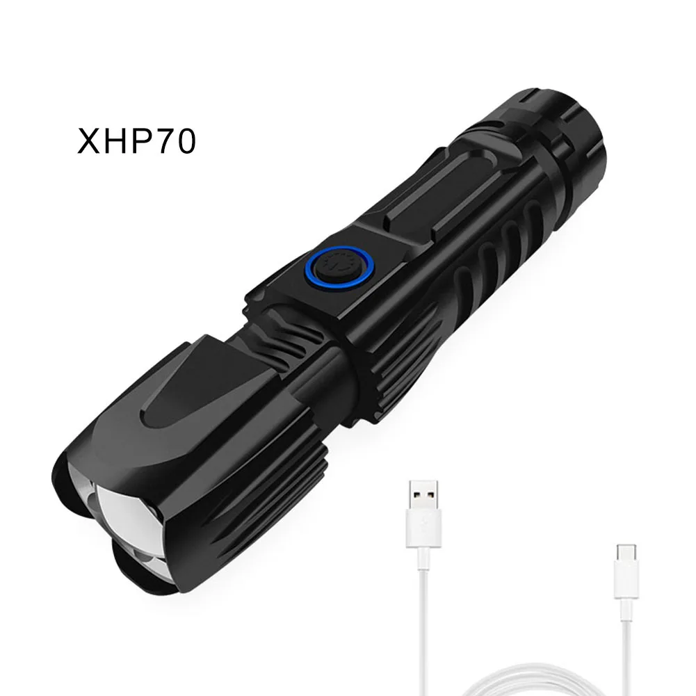 6000LM Multifunctional LED Flashlight USB Rechargeable xhp50/70 /90 Zoom torch flashlight Power Display Safety hunting light NCM
6000LM Multifunctional LED Flashlight USB Rechargeable xhp50/70 /90 Zoom torch flashlight Power Display Safety hunting light NCM