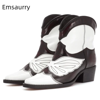 Antique Genuine Leather Mid-calf Boots Women Square Toe Med Heel Sewing Real Leather Knight Boots New Autumn Short Booties
Antique Genuine Leather Mid-calf Boots Women Square Toe Med Heel Sewing Real Leather Knight Boots New Autumn Short Booties