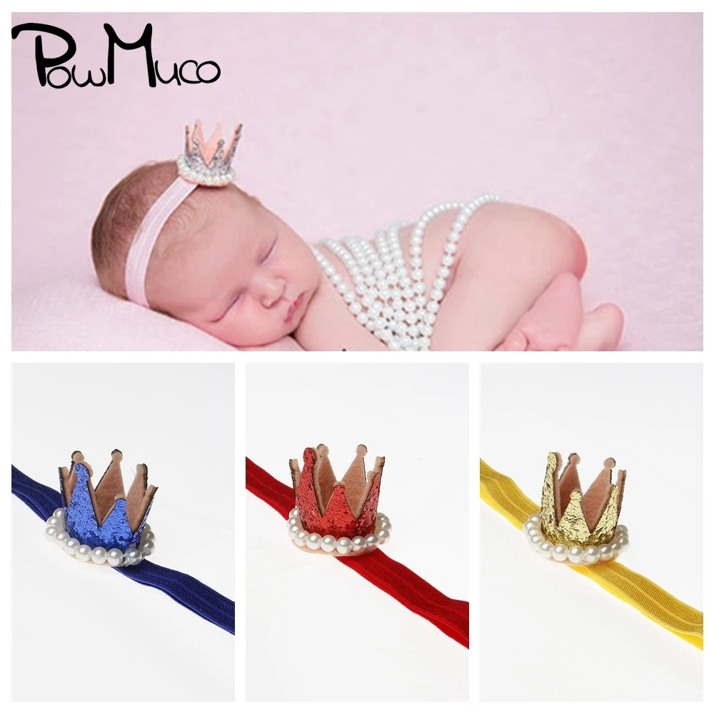 Powmuco Baby Girls Glitter Sequins Crown Pearls Elastic Headband Fashion Infant Hairband DIY Party Decoration Photography Props
Powmuco Baby Girls Glitter Sequins Crown Pearls Elastic Headband Fashion Infant Hairband DIY Party Decoration Photography Props