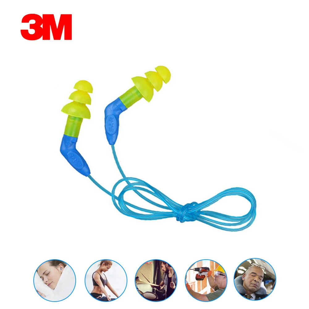 1 pair 3M 340-8002 Ear Plugs Anti-noise Earplugs Sleeping Earplugs Christmas Tree with Cable Comfortable Yellow Ear Protector
1 pair 3M 340-8002 Ear Plugs Anti-noise Earplugs Sleeping Earplugs Christmas Tree with Cable Comfortable Yellow Ear Protector
