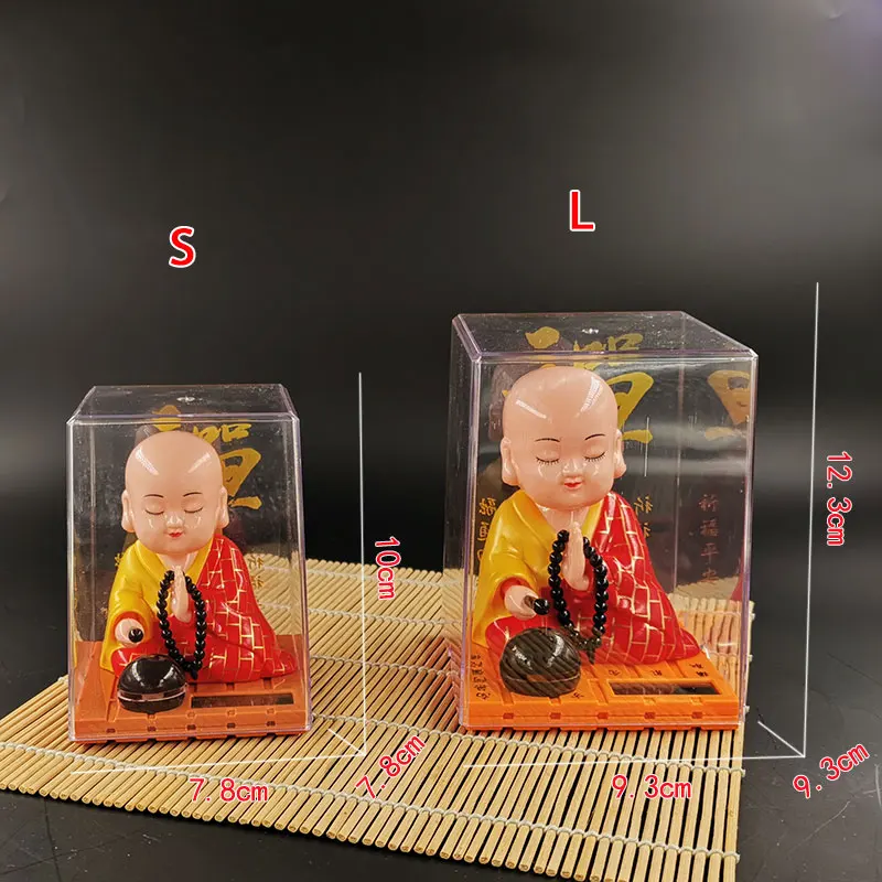 Solar Toys Creative Car Decoration Monk Model Ornaments Solar Little Monk Little Novice Monk Shaking His Head Toy Novelty Toys
Solar Toys Creative Car Decoration Monk Model Ornaments Solar Little Monk Little Novice Monk Shaking His Head Toy Novelty Toys