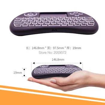 Raspberry Pi wireless mini keyboard and mouse 2.4G drive-free colorful backlight palm keyboard mouse for RPi 4B / 3B +
Raspberry Pi wireless mini keyboard and mouse 2.4G drive-free colorful backlight palm keyboard mouse for RPi 4B / 3B +