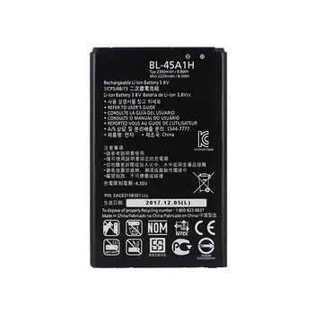 100% Original BL-45A1H Replacement Phone Battery For LG K10 LTE F670L F670K F670S F670 Q10 K420N K10 BL45A1H Capacity 2300mAh
100% Original BL-45A1H Replacement Phone Battery For LG K10 LTE F670L F670K F670S F670 Q10 K420N K10 BL45A1H Capacity 2300mAh