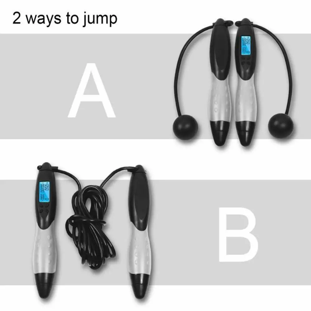 New Smart Skipping Rope Electronic Counting Adult Fitness High Definition Accurate Digital Display Anti-Slip Tpe Hand Grip 1 Set
New Smart Skipping Rope Electronic Counting Adult Fitness High Definition Accurate Digital Display Anti-Slip Tpe Hand Grip 1 Set