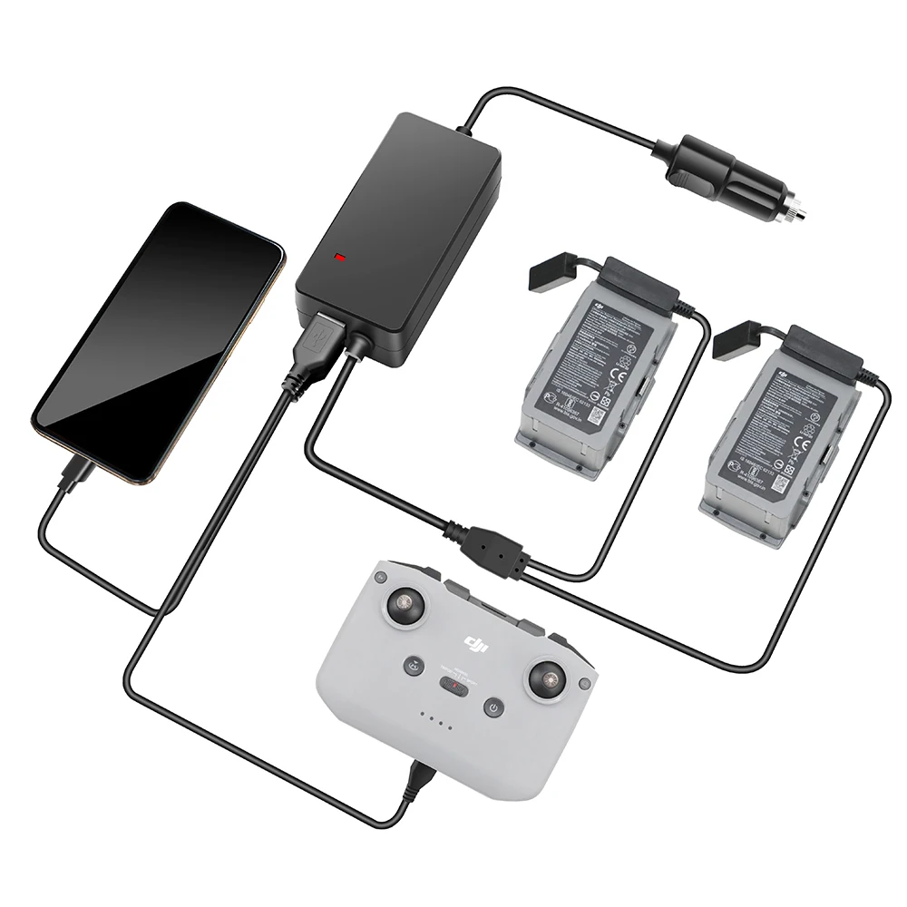 For DJI Mavic Air 2 Battery Car Charger Charging Hub Mavic Air 2 Fast Charger Battery Car Charger Connector With 2 USB Ports
For DJI Mavic Air 2 Battery Car Charger Charging Hub Mavic Air 2 Fast Charger Battery Car Charger Connector With 2 USB Ports