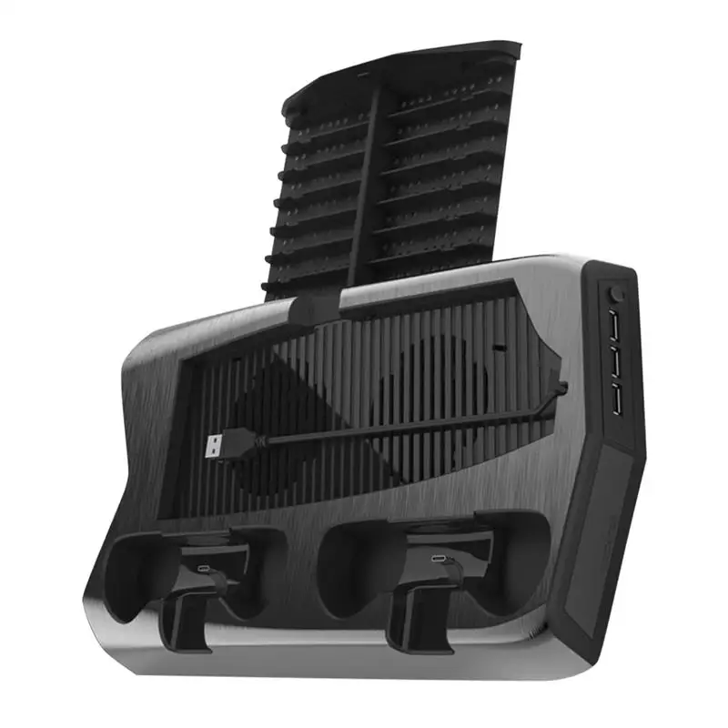 New Game Console Cooling Fan Plastic Low-noise Game Console Charging Host Cooler with Bracket Replacement for PS5
New Game Console Cooling Fan Plastic Low-noise Game Console Charging Host Cooler with Bracket Replacement for PS5
