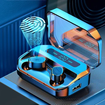 YurKem Wireless Bluetooth Earphone With Microphone Sport Waterproof Headphones Touch Control Music Earbuds Gaming Headset
YurKem Wireless Bluetooth Earphone With Microphone Sport Waterproof Headphones Touch Control Music Earbuds Gaming Headset