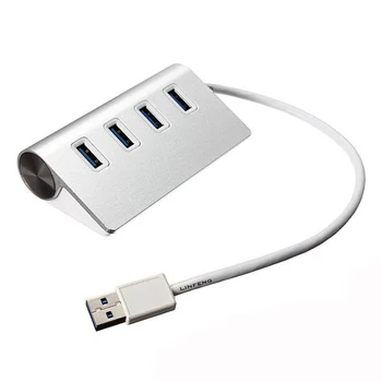 4 PortsB 3.0 HUB High Speed 5Gbps 3.0B Splitter Adapter Aluminum Hub with Cable For book PC Laptop 
4 PortsB 3.0 HUB High Speed 5Gbps 3.0B Splitter Adapter Aluminum Hub with Cable For book PC Laptop