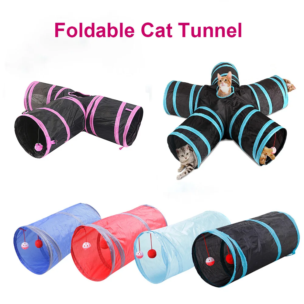 Pet Cat Training Toy For Cat Rabbit Animal Playing Tunnel Tube 2/3/4/5 Holes 6 Colors Foldable Pet Cat Tunnel Indoor Outdoor
Pet Cat Training Toy For Cat Rabbit Animal Playing Tunnel Tube 2/3/4/5 Holes 6 Colors Foldable Pet Cat Tunnel Indoor Outdoor