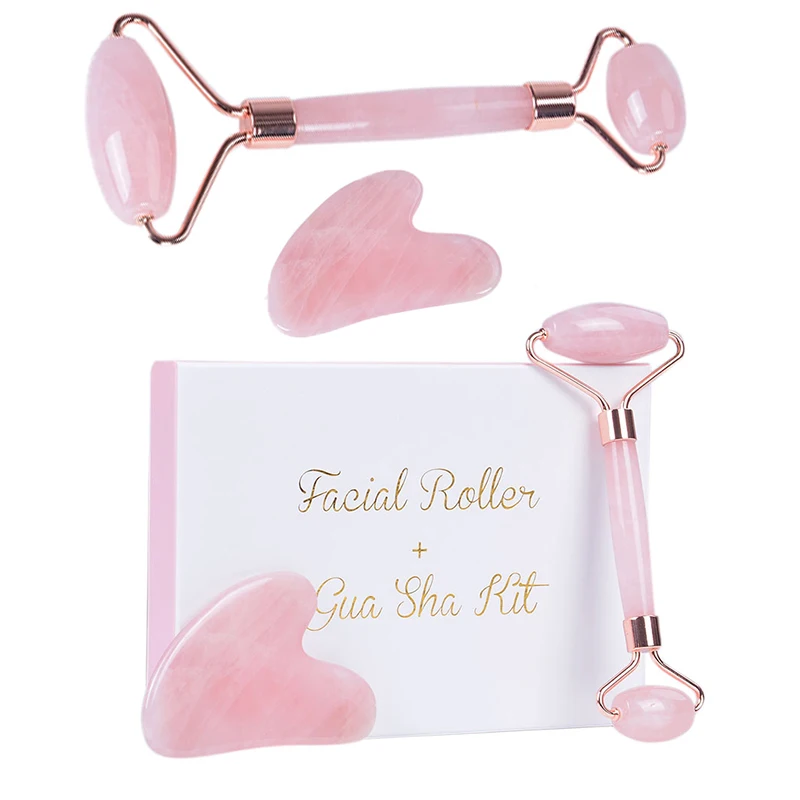 Boxed Quartz Roller Pink Jade Roller For Face Eye Body Massage Board Natural Stone Guasha Scraper Set Beauty Facial Lifting Tool
Boxed Quartz Roller Pink Jade Roller For Face Eye Body Massage Board Natural Stone Guasha Scraper Set Beauty Facial Lifting Tool