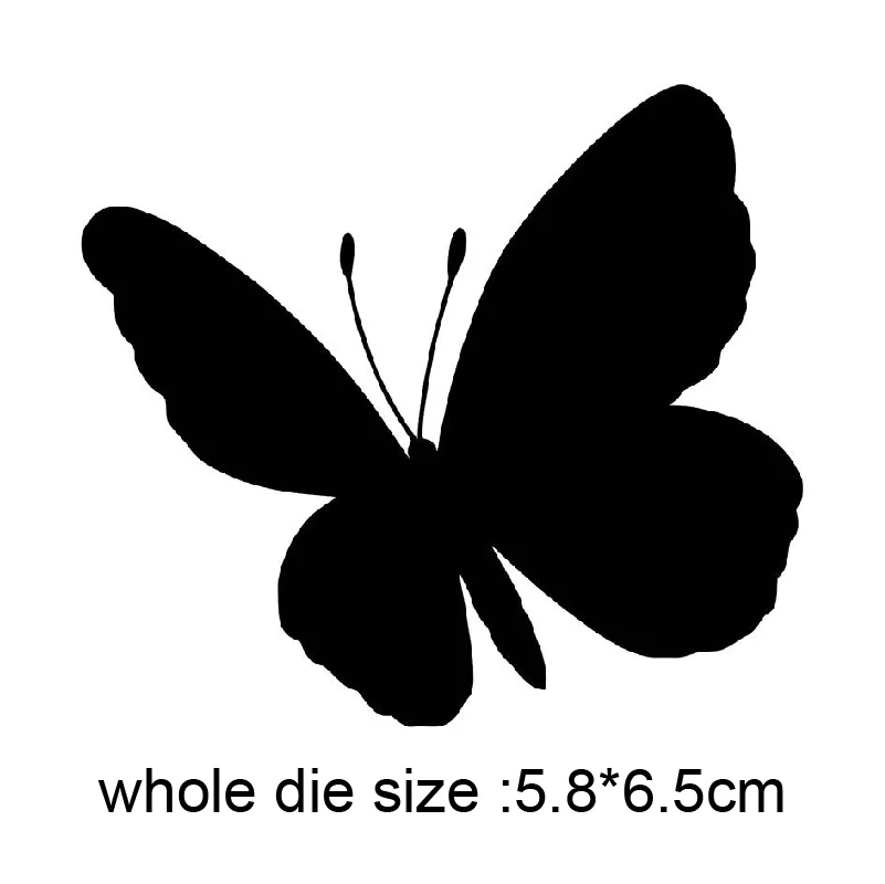 Металлические штампы-бабочки 58*65 мм штампованные формы для украшения