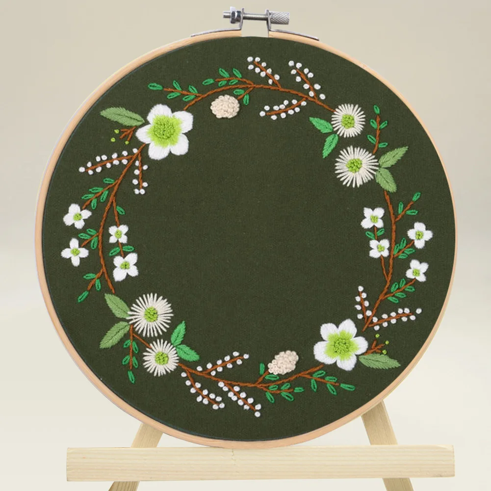 Handwork Needlework Plants Pattern Threads Tools Flowers DIY Starter Kit Ribbon Painting Home Decoration Cross Stitch Embroidery
Handwork Needlework Plants Pattern Threads Tools Flowers DIY Starter Kit Ribbon Painting Home Decoration Cross Stitch Embroidery