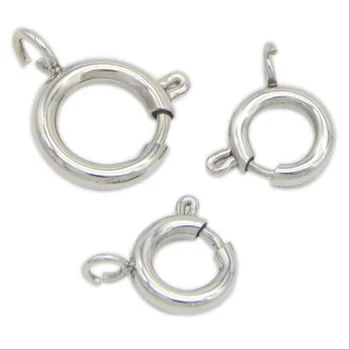 10pcs Spring Ring Clasp With Open Jump Ring jewelry Clasp For Chain Necklace Bracelet Connectors for DIY Jewelry Making
10pcs Spring Ring Clasp With Open Jump Ring jewelry Clasp For Chain Necklace Bracelet Connectors for DIY Jewelry Making