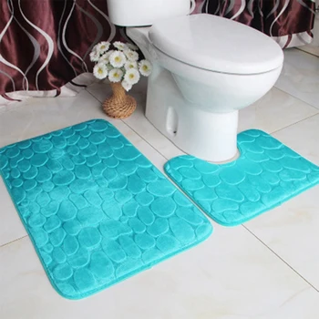 2 Pcs Soft Bathroom Mat Bath Pedestal Set Mats Colors There Anti-Slip Cobblestone Green
2 Pcs Soft Bathroom Mat Bath Pedestal Set Mats Colors There Anti-Slip Cobblestone Green