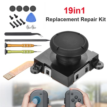 19 in 1 3D Analog Sensor Stick Joystick Repair Kit Replacements Accessories For Nintendo Switch NS Joy-con Controller Housing
19 in 1 3D Analog Sensor Stick Joystick Repair Kit Replacements Accessories For Nintendo Switch NS Joy-con Controller Housing