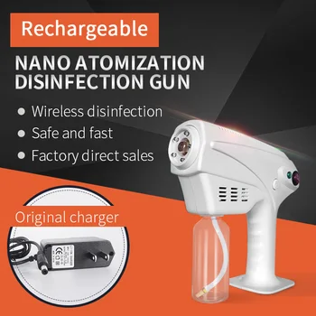 Nano Spray Gun Disinfecting Gun Nano Steam Gun Wireless Blue Ray Nano Spray Gun Disinfecting Wireless Atomizing Nano Steam Gun
Nano Spray Gun Disinfecting Gun Nano Steam Gun Wireless Blue Ray Nano Spray Gun Disinfecting Wireless Atomizing Nano Steam Gun