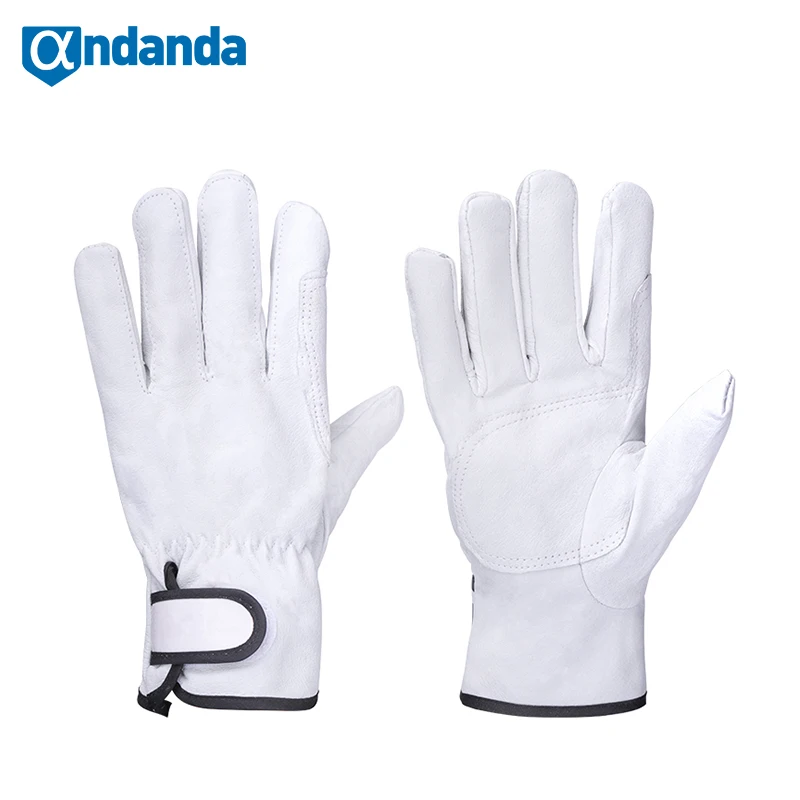 Andanda Work Gloves Sheepskin Leather Security Protection Gloves Welding Garden Sports Glove Motorcyclist Mechanic Gloves
Andanda Work Gloves Sheepskin Leather Security Protection Gloves Welding Garden Sports Glove Motorcyclist Mechanic Gloves