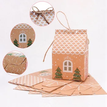 20pcs Christmas Fashion Gift Boxes Printed Kraft Creative Paper Treat Boxes for Christmas Party Decorations
20pcs Christmas Fashion Gift Boxes Printed Kraft Creative Paper Treat Boxes for Christmas Party Decorations