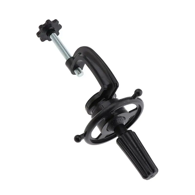 Adjustable Professional Mannequin Canvas Block Head Black C Clamp Stand Adjustable Professional Mannequin Canvas Block Head Black C Clamp Stand