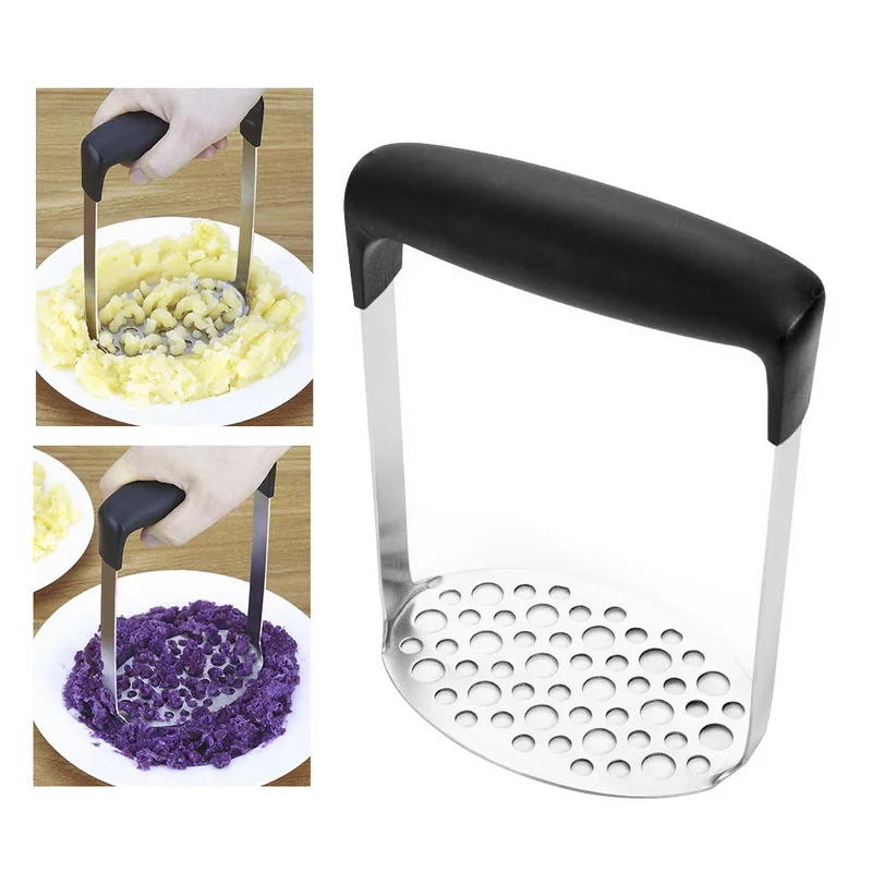 Potato Masher Stainless Steel Smooth Mashed Potatoes Sweet Potato Making Tools Fruit Vegetable Home Kitchen Gadgets
Potato Masher Stainless Steel Smooth Mashed Potatoes Sweet Potato Making Tools Fruit Vegetable Home Kitchen Gadgets