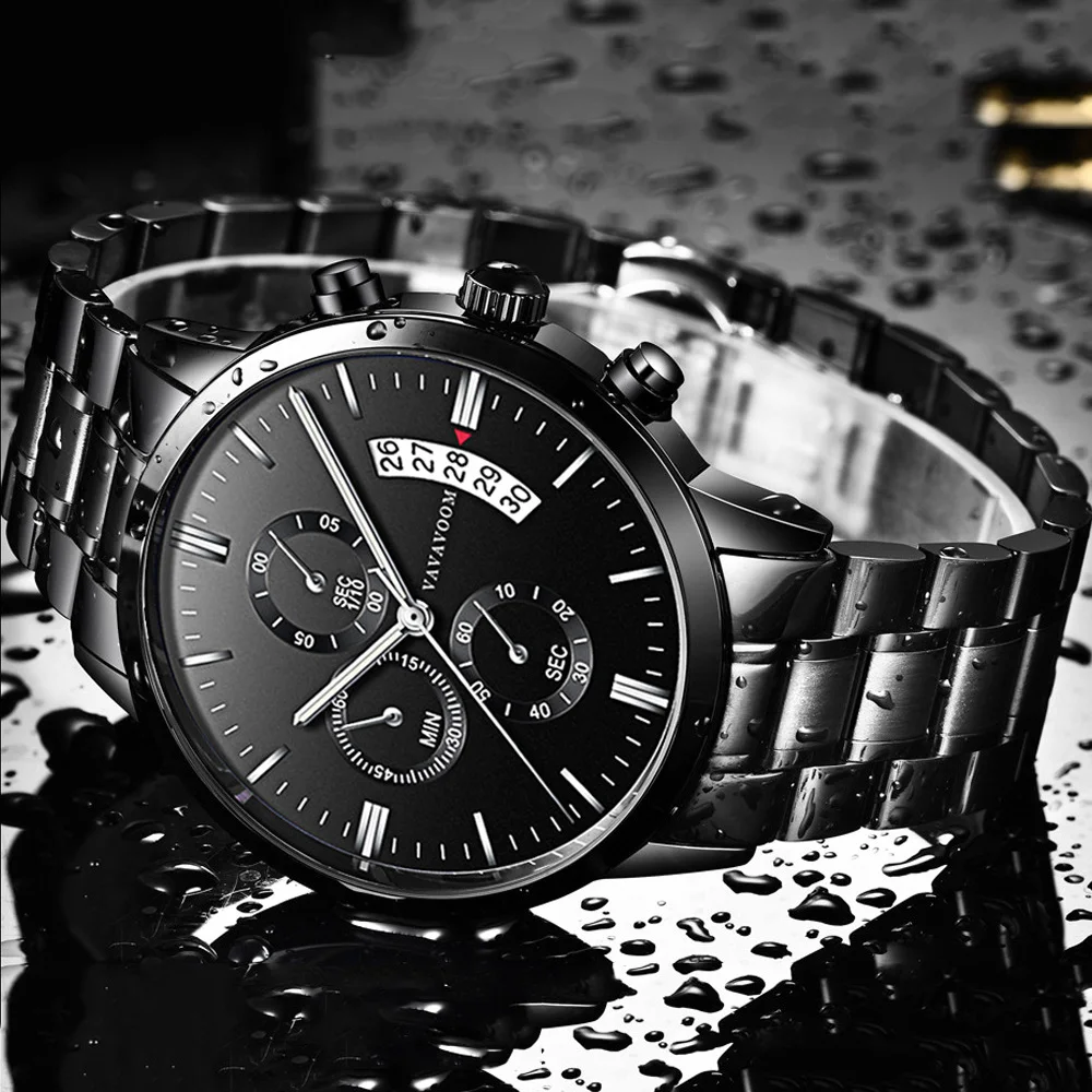 Watch Mens Watches Top Brand Luxury Men Casual Stainless Steel Waterproof Chronograph Men Sport Quartz Clock Relogio Masculino
Watch Mens Watches Top Brand Luxury Men Casual Stainless Steel Waterproof Chronograph Men Sport Quartz Clock Relogio Masculino