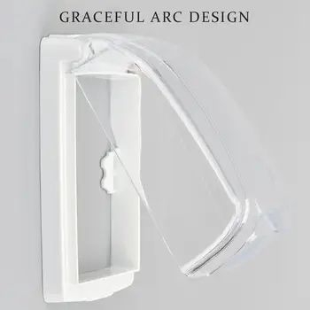 NEW Plastic Wall Switch Waterproof Cover Box Wall Light Panel Socket Doorbell Flip Cap Cover Clear Bathroom Kitchen Accessory
NEW Plastic Wall Switch Waterproof Cover Box Wall Light Panel Socket Doorbell Flip Cap Cover Clear Bathroom Kitchen Accessory