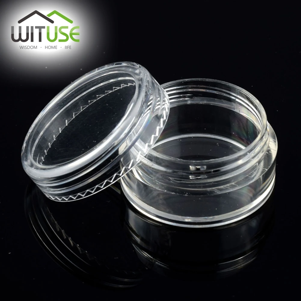 10pcs 2ml 3ml 5ml Portable Plastic Cosmetic Empty Jars Clear Bottles Eyeshadow Makeup Cream Lip Balm Container Pots
10pcs 2ml 3ml 5ml Portable Plastic Cosmetic Empty Jars Clear Bottles Eyeshadow Makeup Cream Lip Balm Container Pots