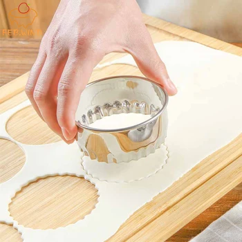 MAY FIFTEENTH Pastry Tools Cookie Dough Press Cutter Pie Ravioli Dumpling Mould Round Dumplings Mold Maker Stainless Steel 066
MAY FIFTEENTH Pastry Tools Cookie Dough Press Cutter Pie Ravioli Dumpling Mould Round Dumplings Mold Maker Stainless Steel 066