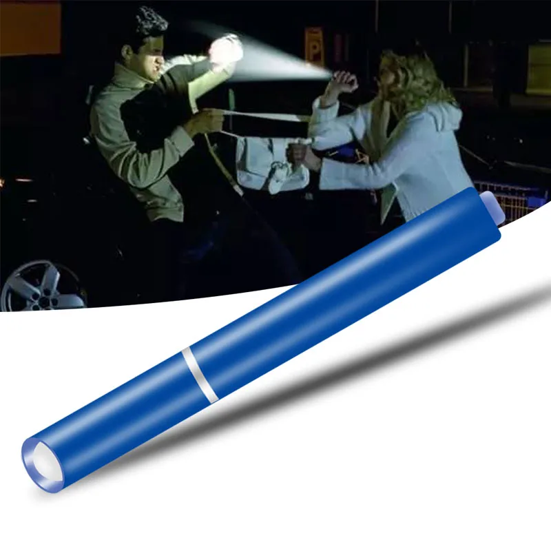Mini Flashlight Self Defense Penlight Medical Torch Hard Light LED Bulbs AAA Battery Strobe Camping Q5 Waterproof Single File 5W
Mini Flashlight Self Defense Penlight Medical Torch Hard Light LED Bulbs AAA Battery Strobe Camping Q5 Waterproof Single File 5W