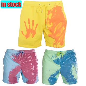 2020 Men's Summer Discoloration Swimming Trunks Magical Change Color Beach Shorts Quick Dry Bathing Shorts Fashion Surfing Pants
2020 Men's Summer Discoloration Swimming Trunks Magical Change Color Beach Shorts Quick Dry Bathing Shorts Fashion Surfing Pants