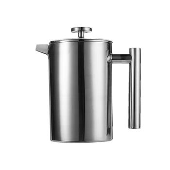 350ml/800ml/1000ml Precision Filter Double Wall Vacuum Isnulated French Presses Coffee Tea Maker Pot Kettle Brewer Container
350ml/800ml/1000ml Precision Filter Double Wall Vacuum Isnulated French Presses Coffee Tea Maker Pot Kettle Brewer Container