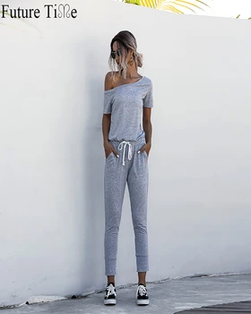 Future Time Off-shoulder Short-sleeved Pocket Lace-up Diagonal Shoulder Strapless Jumpsuit Slimming Women's Wear SP439
Future Time Off-shoulder Short-sleeved Pocket Lace-up Diagonal Shoulder Strapless Jumpsuit Slimming Women's Wear SP439