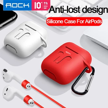 ROCK AirPods Case Silicone Protective Cover Shockproof With Anti-lost Strap Dust-proof With Carabiner Minimalist Stylish
ROCK AirPods Case Silicone Protective Cover Shockproof With Anti-lost Strap Dust-proof With Carabiner Minimalist Stylish