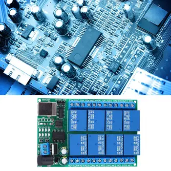 Control Relay Multi-Function USB Controller 8 Channel UART Port Relay PLC Motor Remote Control Module 12VDC Relay Board
Control Relay Multi-Function USB Controller 8 Channel UART Port Relay PLC Motor Remote Control Module 12VDC Relay Board