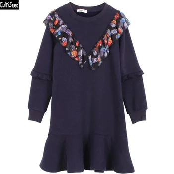 Cultiseed Girls Autumn Winter Thicken Warm Dress Children Girl Floral Ruffles Long Sleeve Dress Kids Korean Casual Dresses
Cultiseed Girls Autumn Winter Thicken Warm Dress Children Girl Floral Ruffles Long Sleeve Dress Kids Korean Casual Dresses