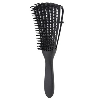 Black Women Hair Scalp Massage Comb Hairbrush Wet Curly Detangle Hair Brush for Salon Hairdressing Styling Tools 
Black Women Hair Scalp Massage Comb Hairbrush Wet Curly Detangle Hair Brush for Salon Hairdressing Styling Tools