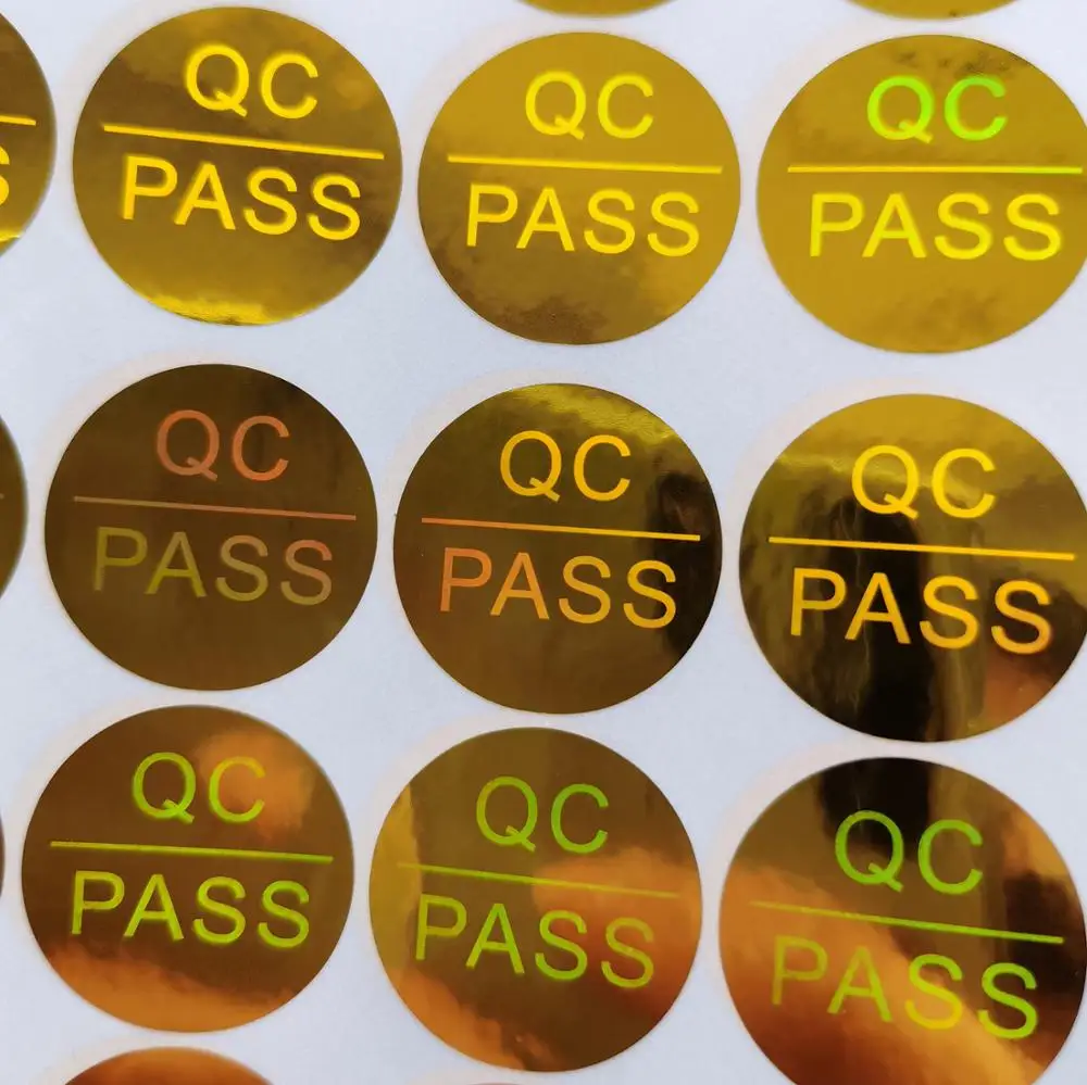 2000 Pcs 22mmx22mm QC PASS Disposable Holographic Sticker Tamper Proof Laser Label Can Be Customized Logo
2000 Pcs 22mmx22mm QC PASS Disposable Holographic Sticker Tamper Proof Laser Label Can Be Customized Logo