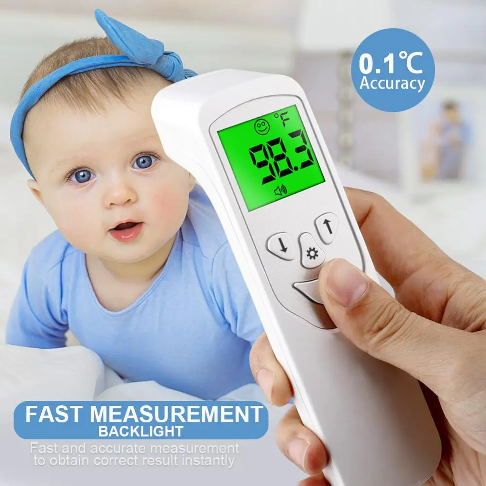 Non-contact Infrared Digital Temperature Meter 1-second Accurate Reading IR Infrared Temperature Measurement For Children Adult
Non-contact Infrared Digital Temperature Meter 1-second Accurate Reading IR Infrared Temperature Measurement For Children Adult